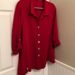 John Mark button up tunic top